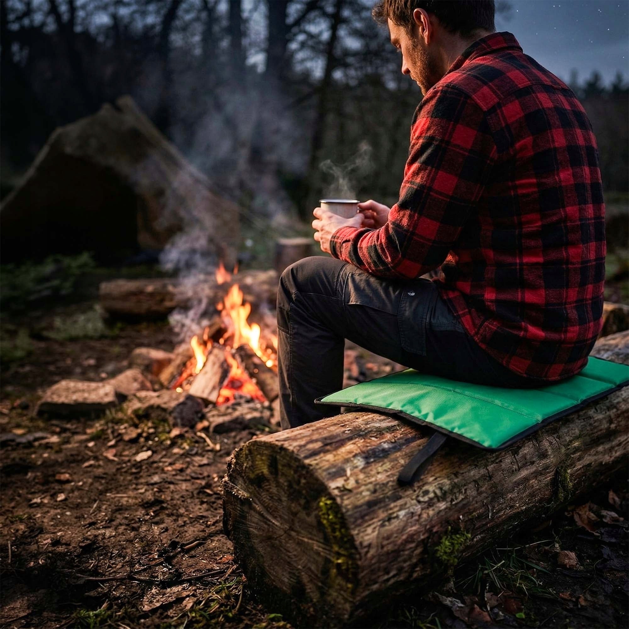 Hiking Seat Mat in the Mountains Mat Folding Lightweight Manufacturer code Vitolog Mata piknikowa mała do siedzenia