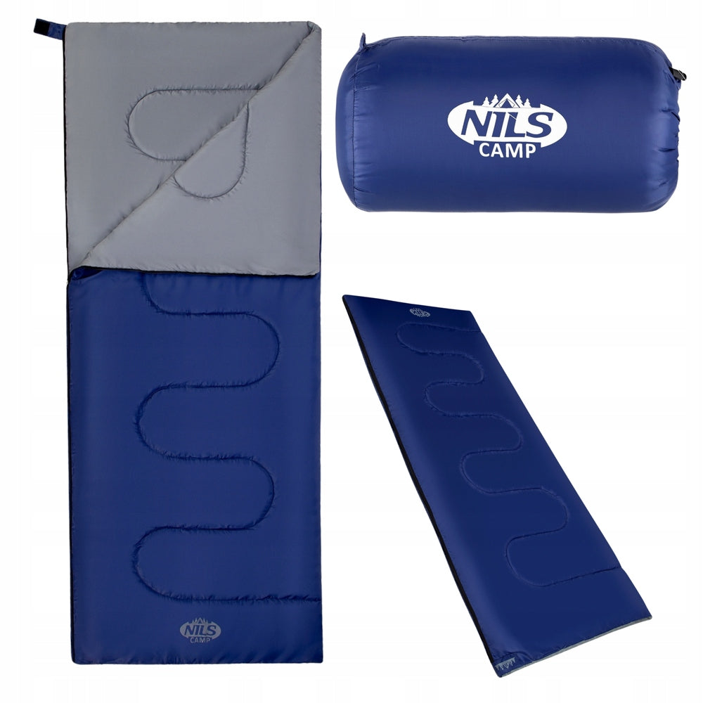 Hiking Sleeping Bag Camping Tent Quilt 190x75 cm + Cover NILS