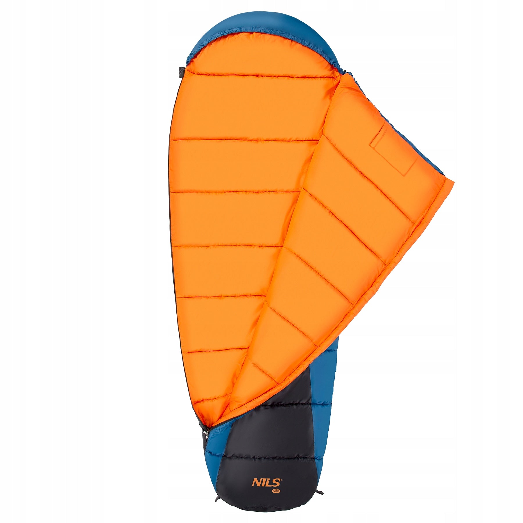 Hiking Sleeping Bag MUMIA Warm Lightweight with Hood Cover Large 220x80cm Manufacturer code Śpiwór kołdra 2w1 kempingowy