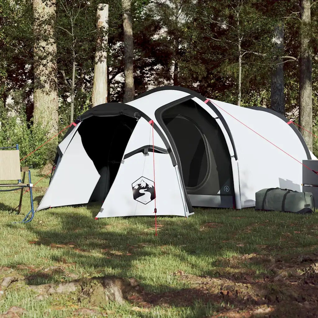 Hiking Tent, 2-Person, White, Blackout, Waterproof Brand VidaXL