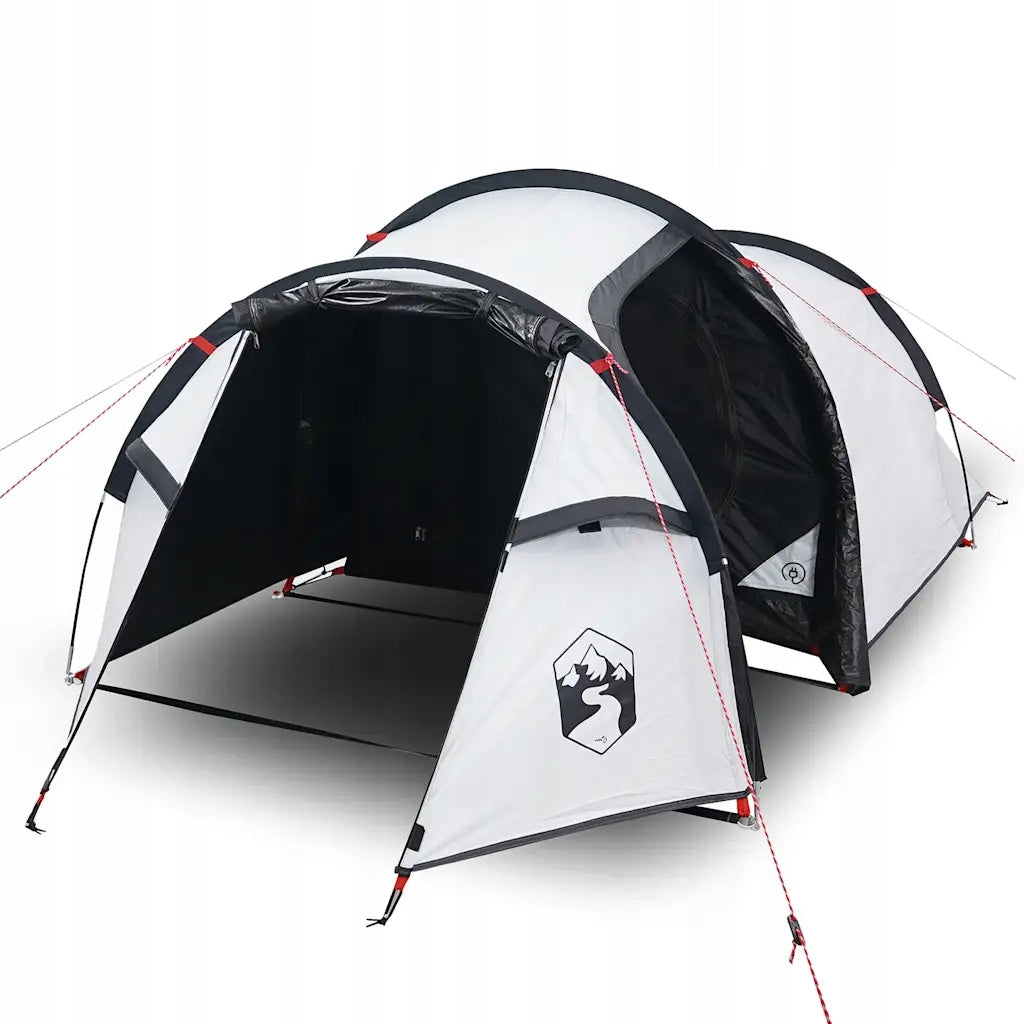 Hiking Tent, 2-Person, White, Blackout, Waterproof