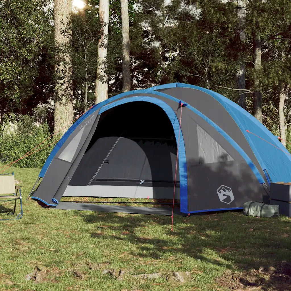 Hiking Tent, Dome, 4-Person, Blue, Waterproof Brand VidaXL