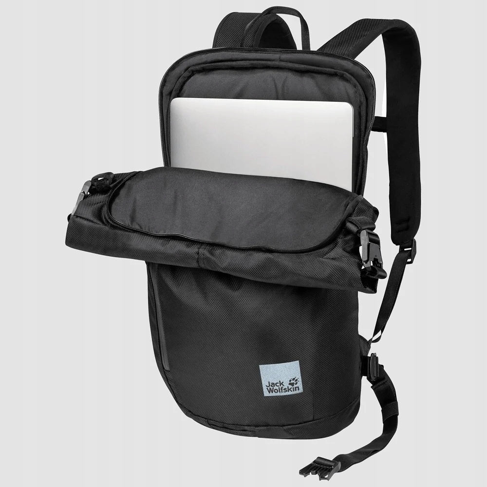 Hiking backpack Jack Wolfskin Helsinki Rolltop 18L Ultra urban Dimensions large (A4 size)