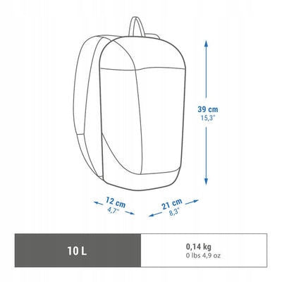 Hiking backpack Quechua Arpenaz NH100 10 liters Packaging status original