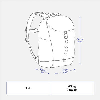 Hiking backpack for children Quechua NH900 15 l Packaging status original