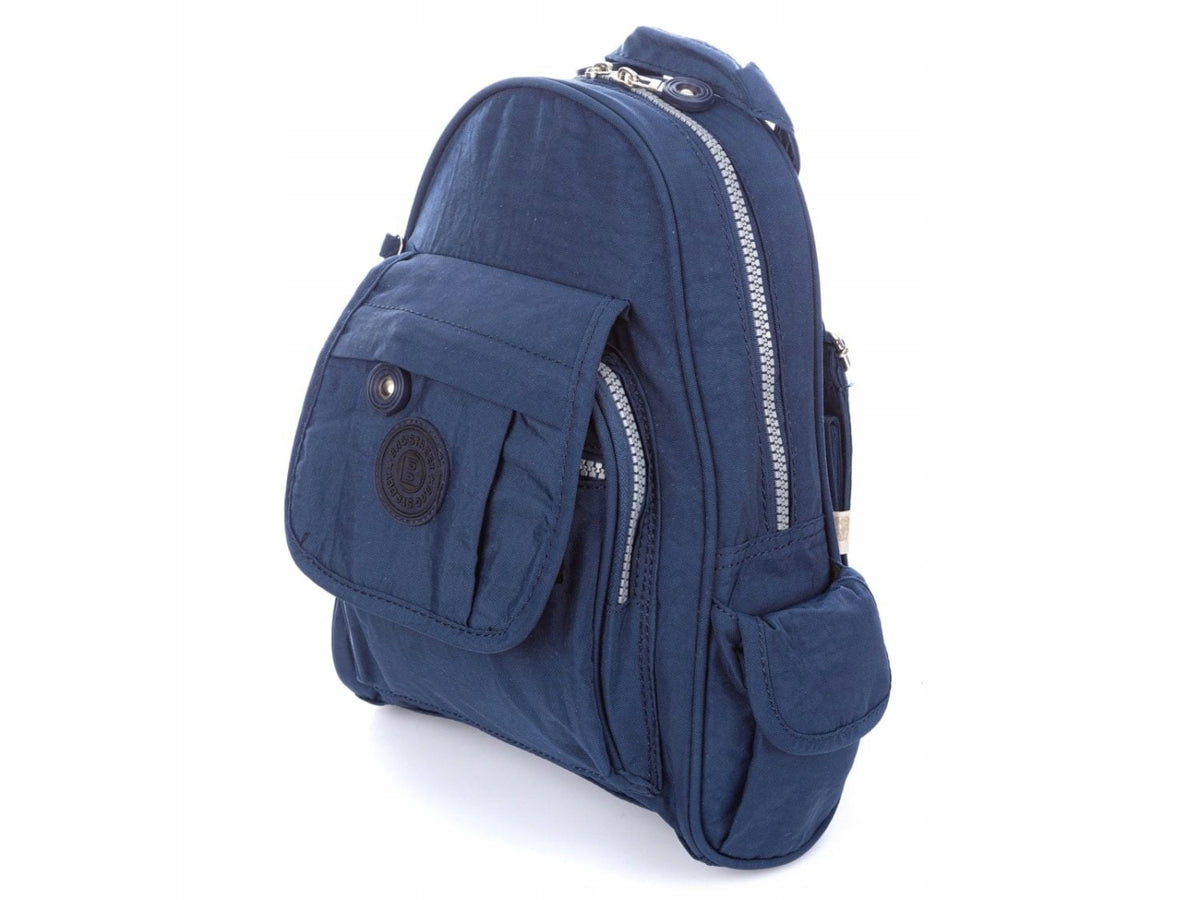 Hiking backpack lightweight material for women's trip men's navy blue Brand BAG STREET