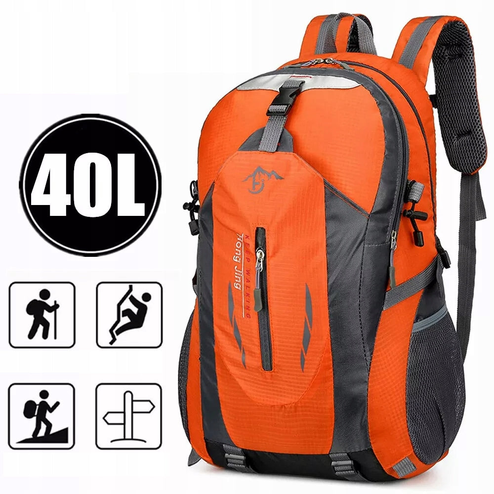 Hiking backpack trekking 40l mountain women's men's travel waterproof