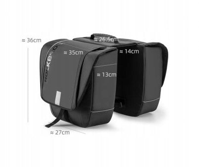 Hiking bicycle panniers set 30L (2x15L) ROCKBROS A10 waterproof Brand Rockbros