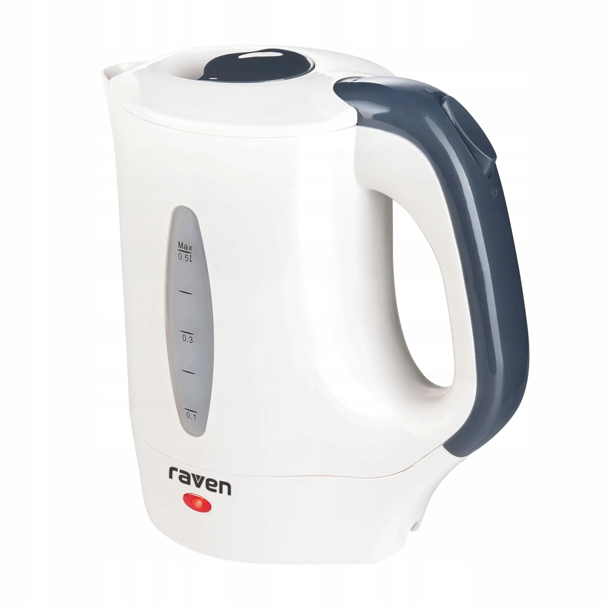 Hiking kettle RAVEN ECT001X 650W 0,5L White + two cups two teaspoons Packaging status original