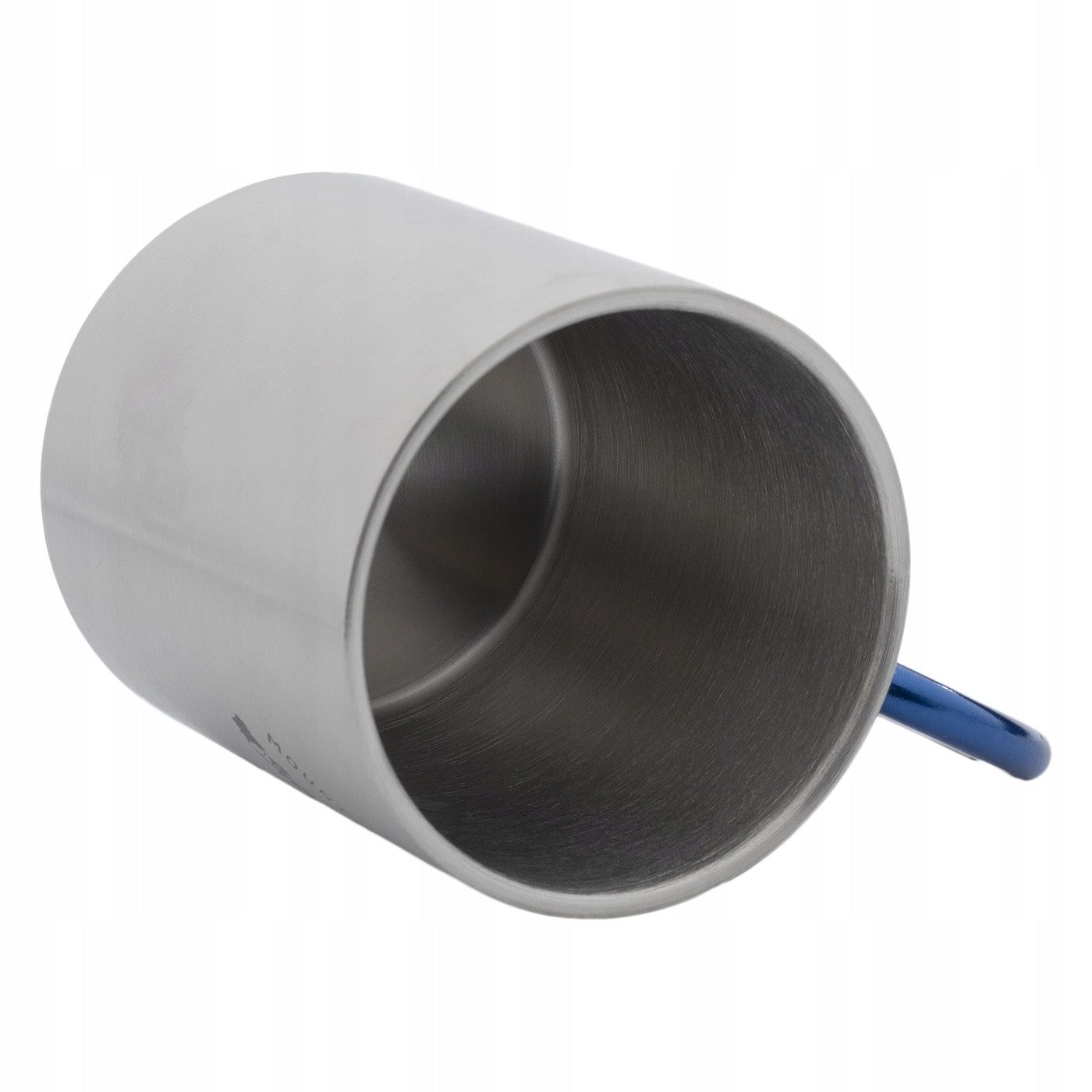 Hiking mug Hi-Tec 300 ml Mountains are calling blue Color gray