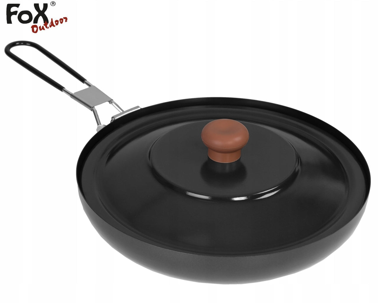 Hiking pan for camping with lid and folding handle MFH FOX Manufacturer code 33610