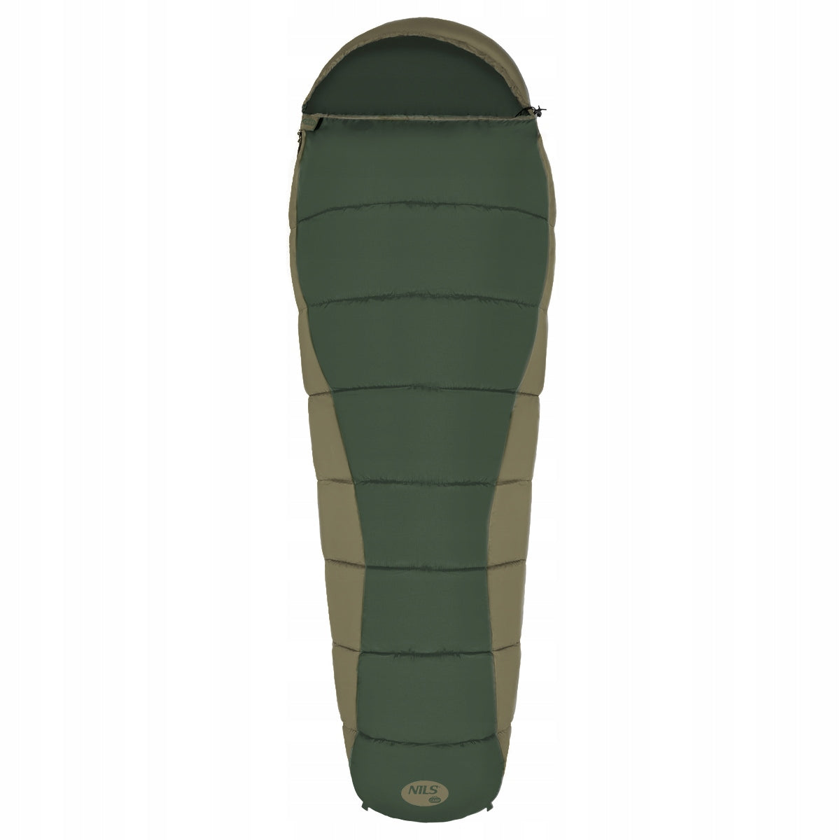 Hiking sleeping bag mummy warm with hood Nils