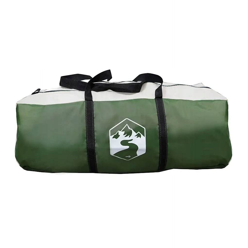 Hiking tent, 5-person, tunnel, green, waterproof Number of bedrooms 2