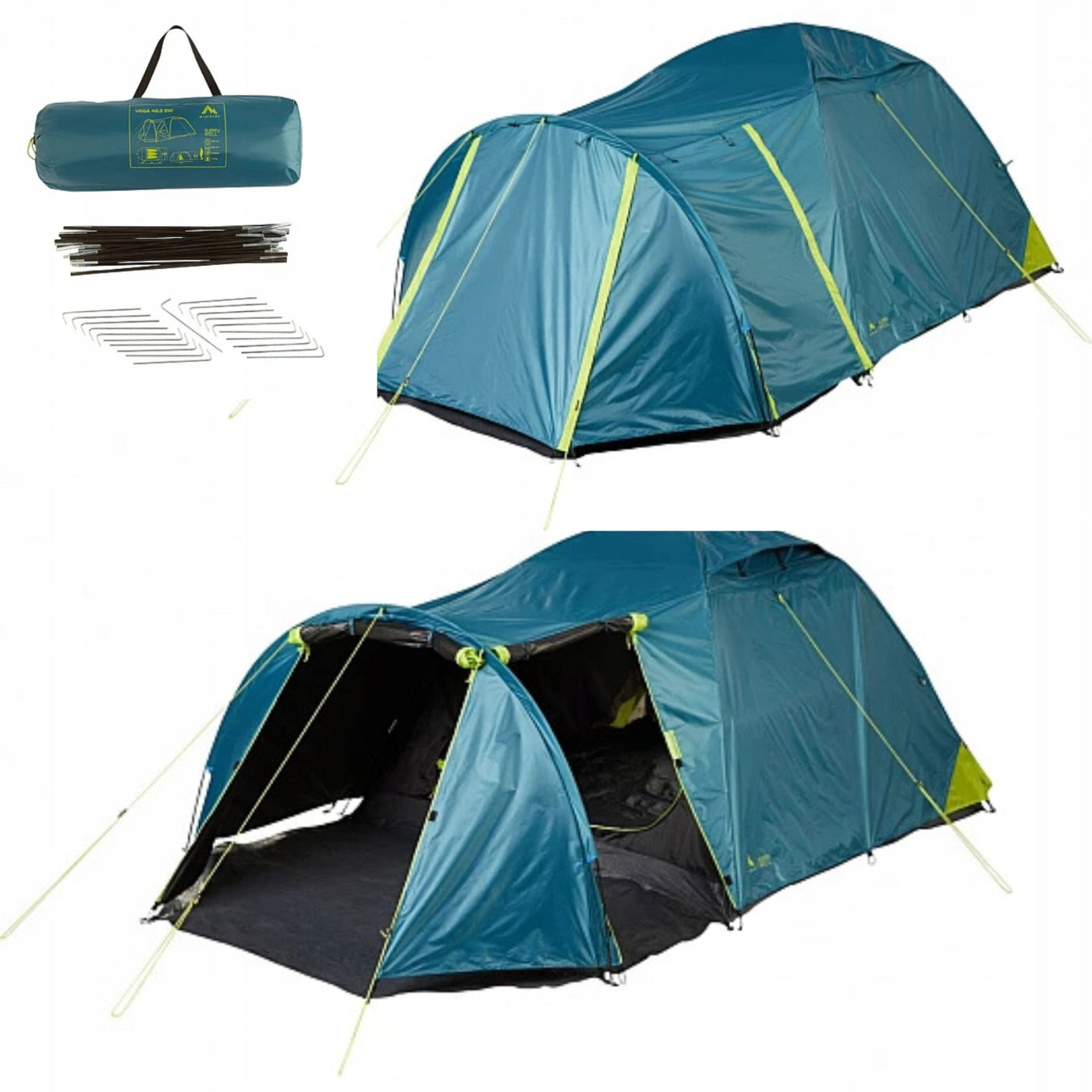 Hiking tent McKinley Vega 40.3 light camping waterproof 3os