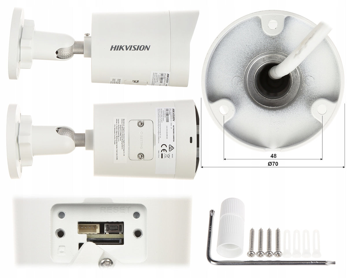 Hikvision DS-2CD2087G2H-LIU 8Mp Acusense 2 ColorVu Illuminators Manufacturer code DS-2CD2087G2H-LIU(4MM)(EF)