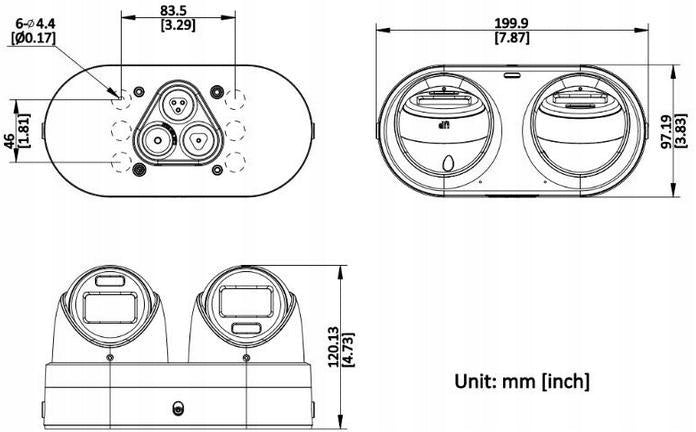 Hikvision DS-2CD2346G3D-IZ2UY/SL IP camera (2.8/4mm) Packaging status original