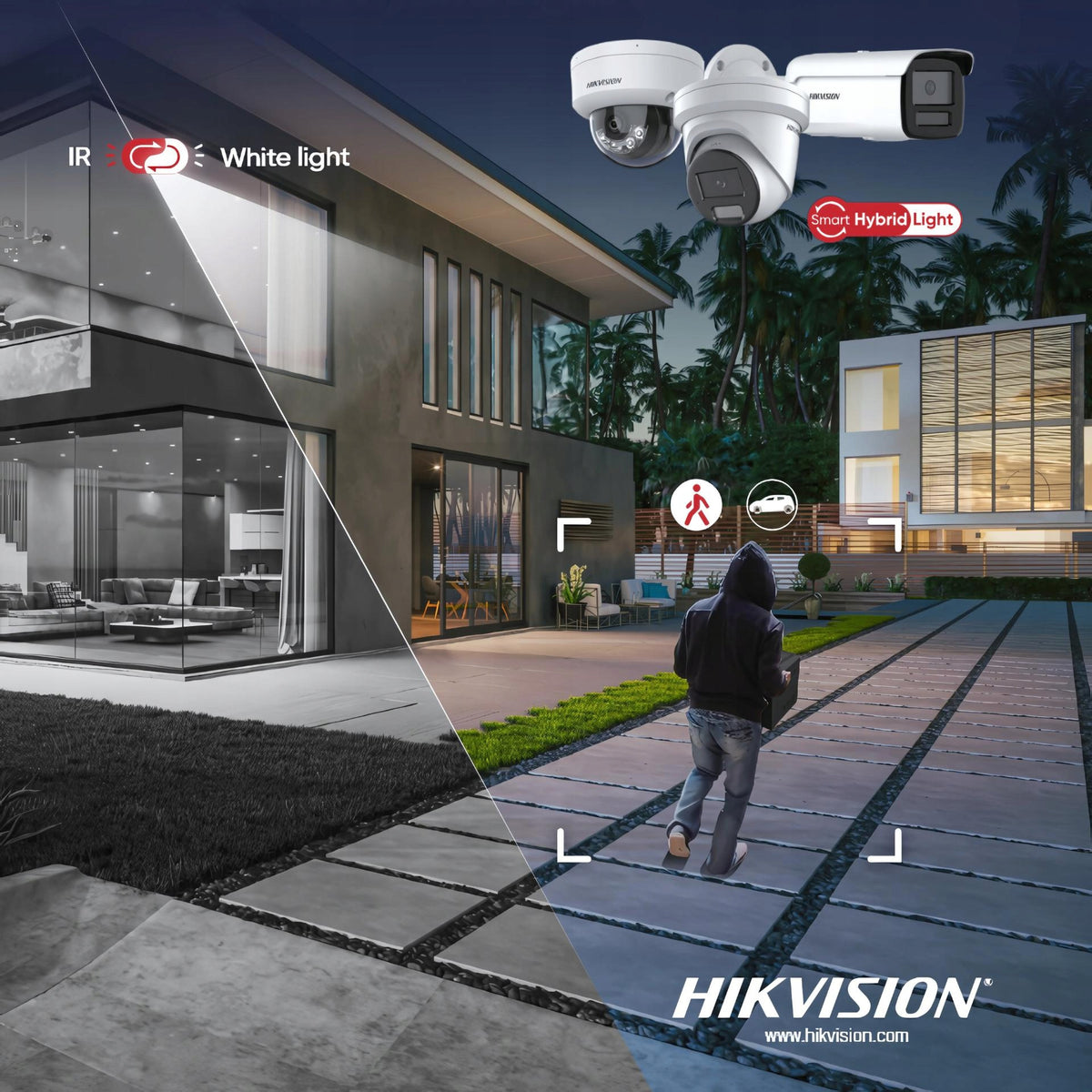 Hikvision DS-2CD2363G2-LI2U IP camera 6 MPx audio dual light AcuSense Manufacturer code DS-2CD2363G2-LI2U(2.8mm)