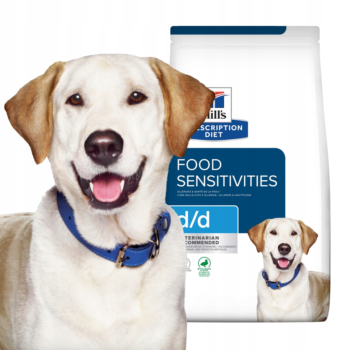 Hill's PD Dog Food Sensitivities d/d DUCK & RICE 4kg