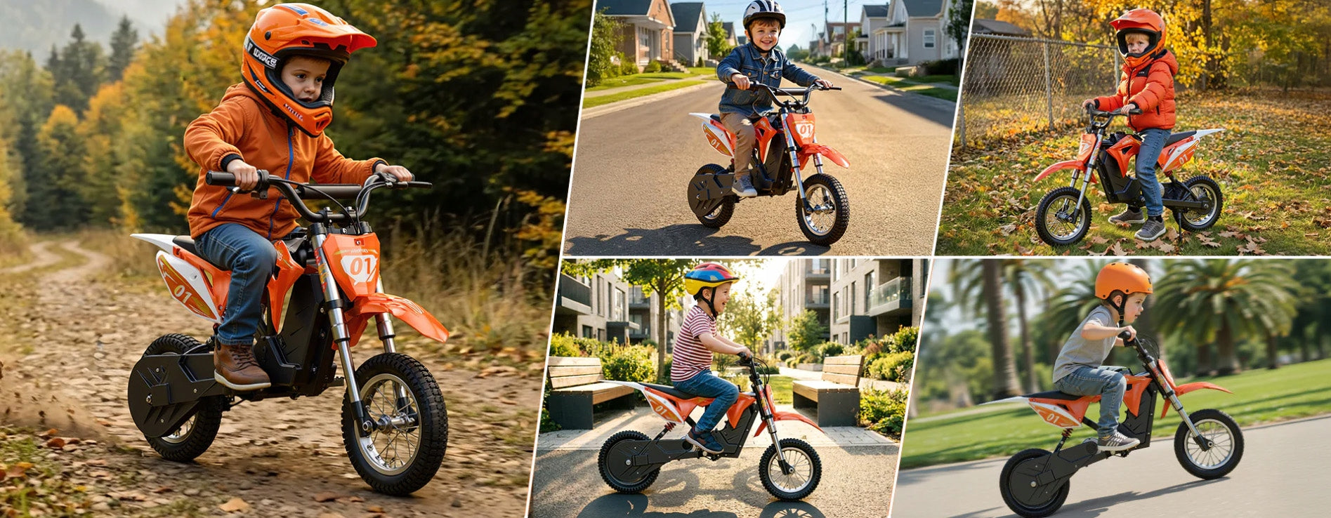HillMiles MileRocket 1 Electric Motorcycle for Kids 250W 36v 4.5A 25km/h Manufacturer code Elektryczny motocykl dla dzieci 250W 25km/h