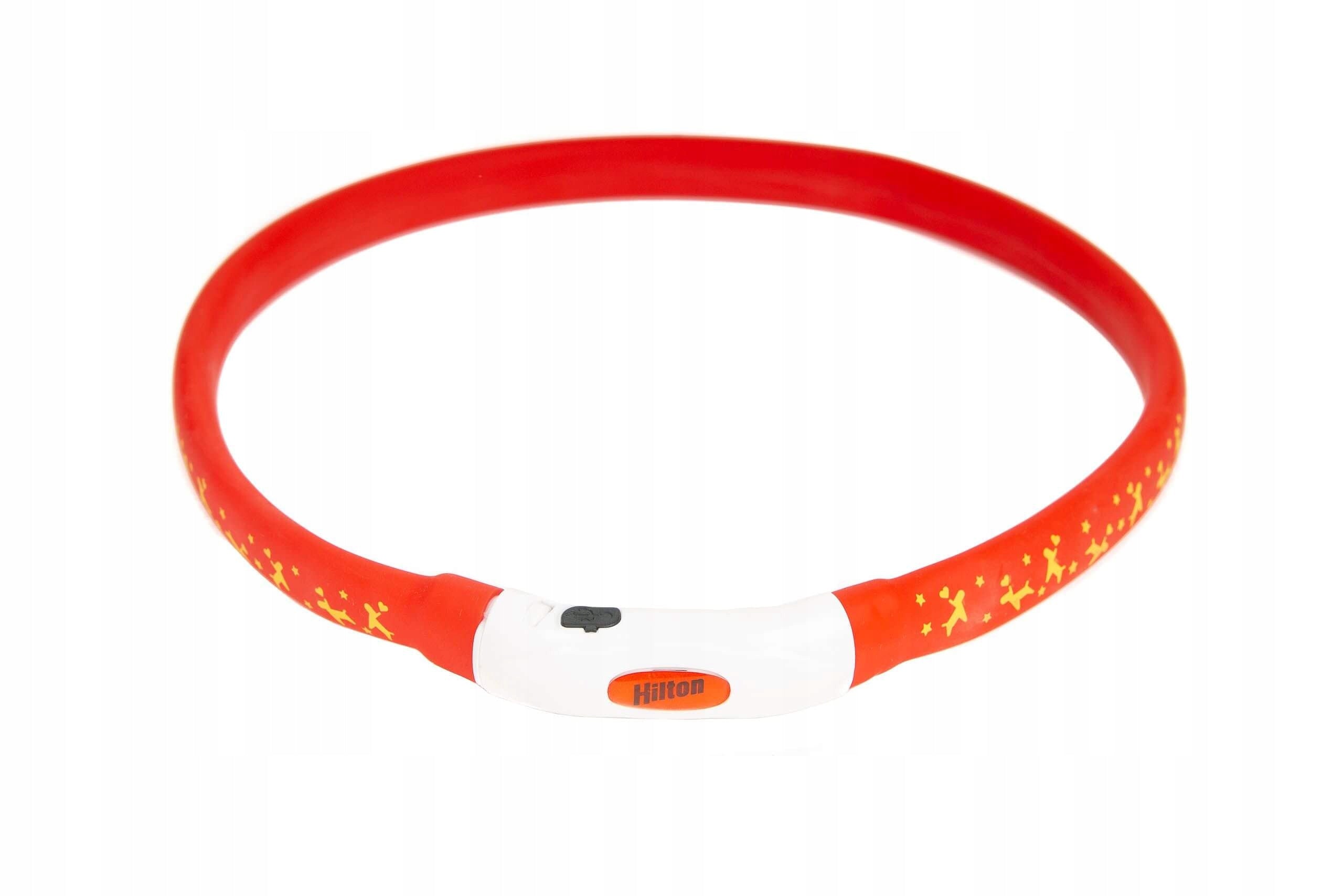 Silikon-LED-Hundehalsband mit USB Hilton, 1,4 x 0,8 x 55 cm 