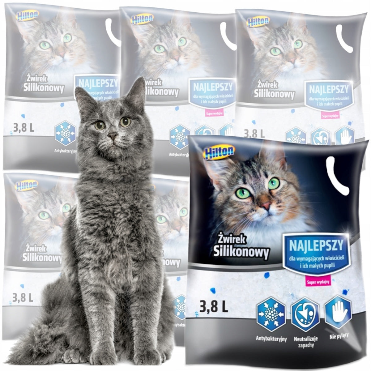 Hilton silicone litter 3,8 L for cats Brand Hilton
