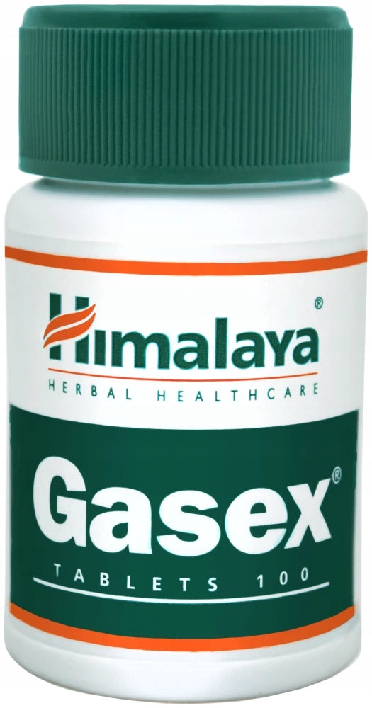 Himalaya GASEX supports digestive system dietary supplement 100 tablets