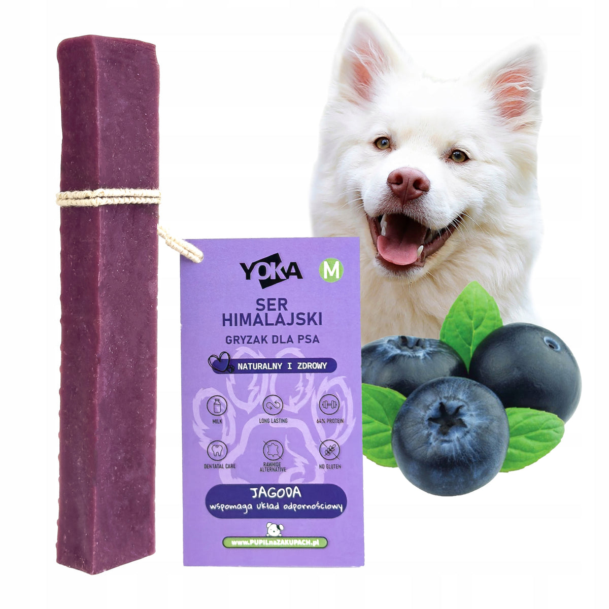 Himalayan Cheese BERRY Natural Himalayan Cheese Dog Teether M
