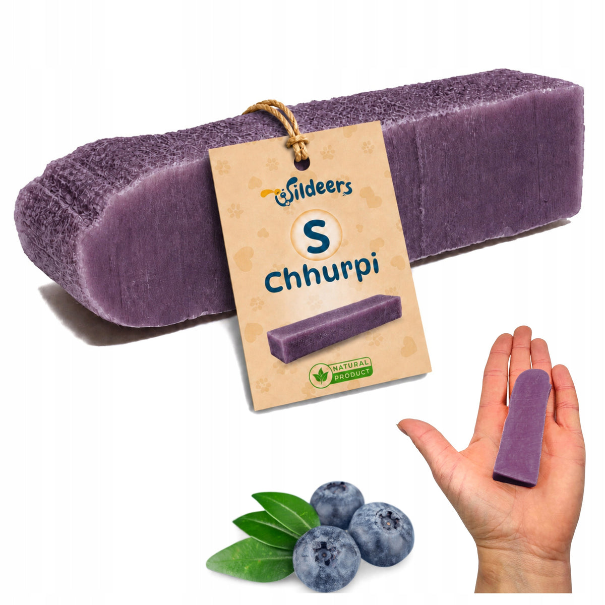 Himalayan Cheese for Dog Natural Teether Cheese S with Addition Berry Hard