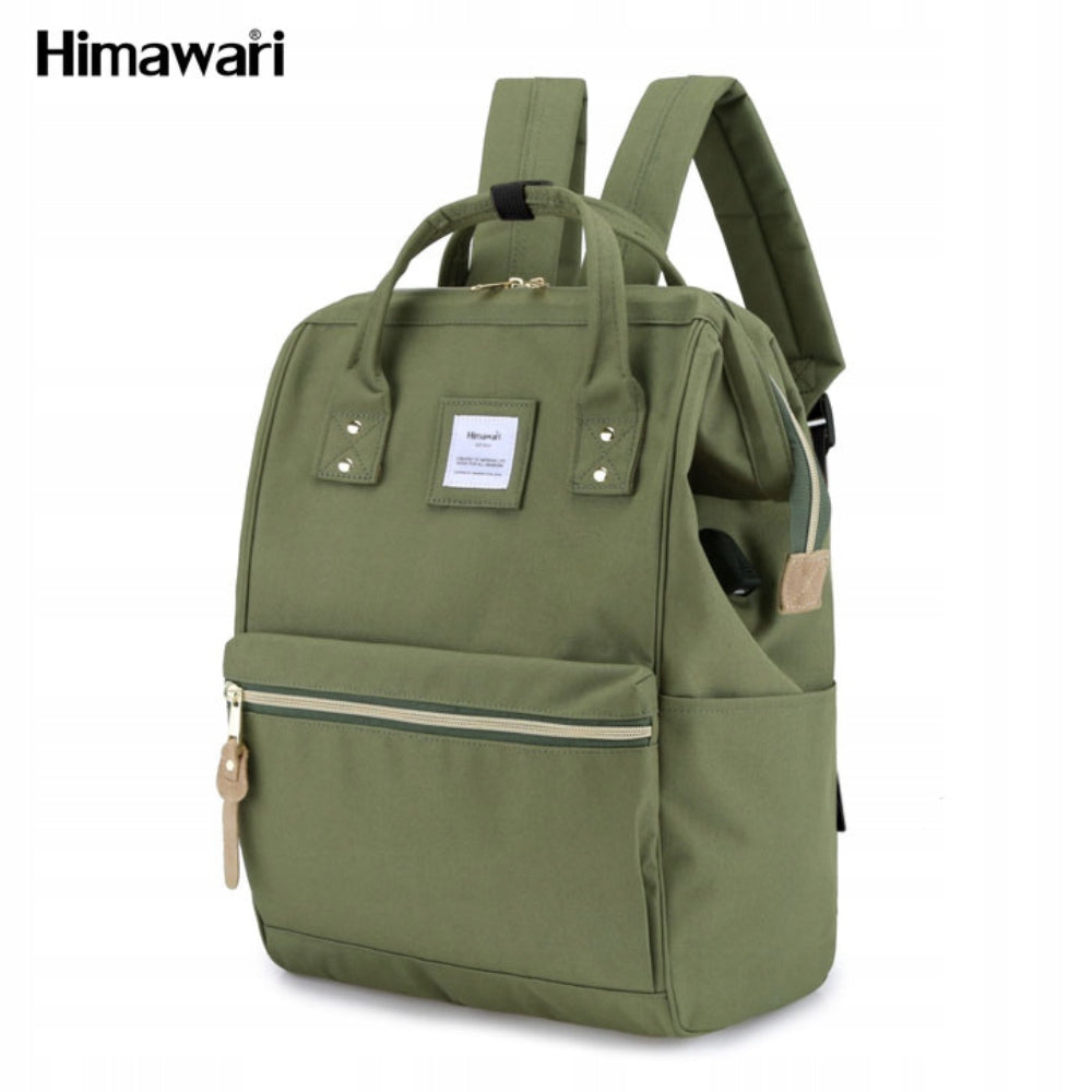 Himawari city backpack roomy with USB pockets holds a4 for laptop Brand Himawari