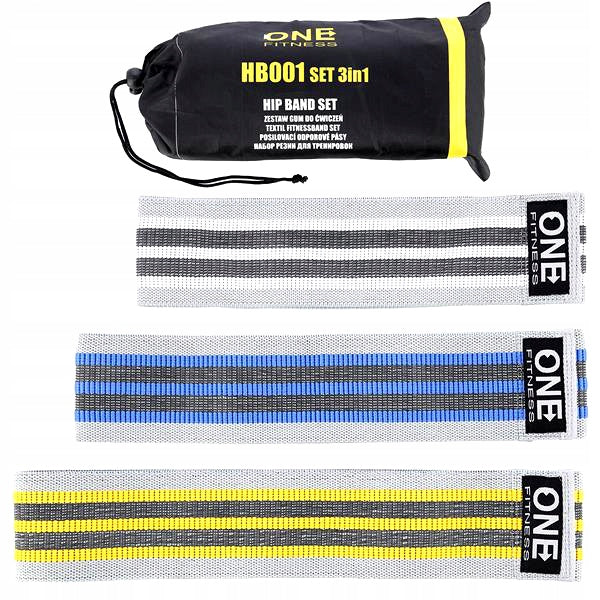 Hip BAND Exercise Rubber Tape Material Set