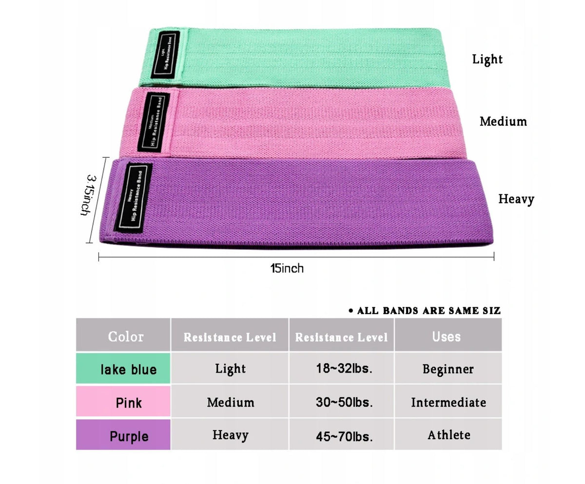 Hip Bands Torros Exercise Rubber Band Set Brand Torros