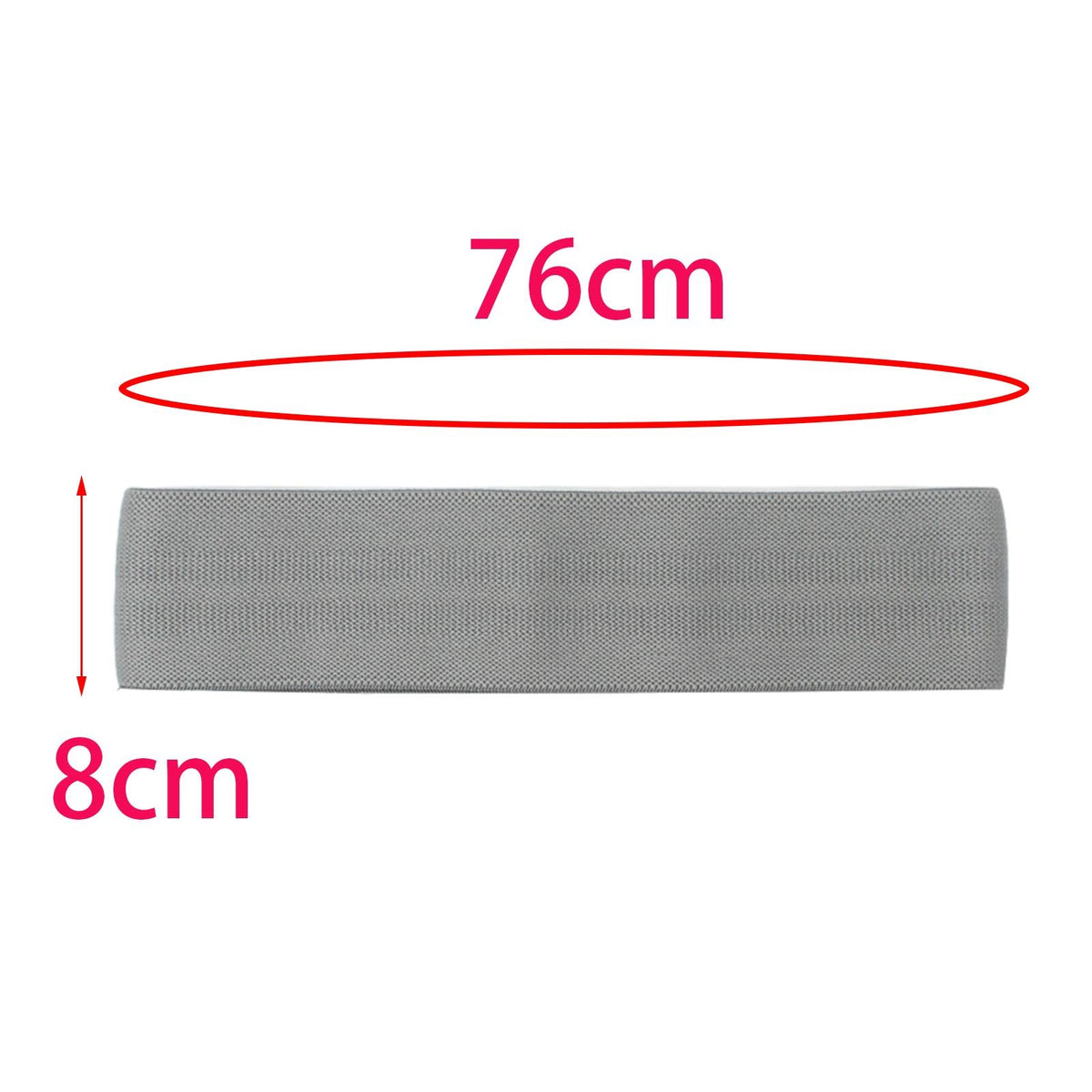 Hip Resistance Band Assistance Loops Exercise Bands for Home Gray 18to32LBS Packaging status original