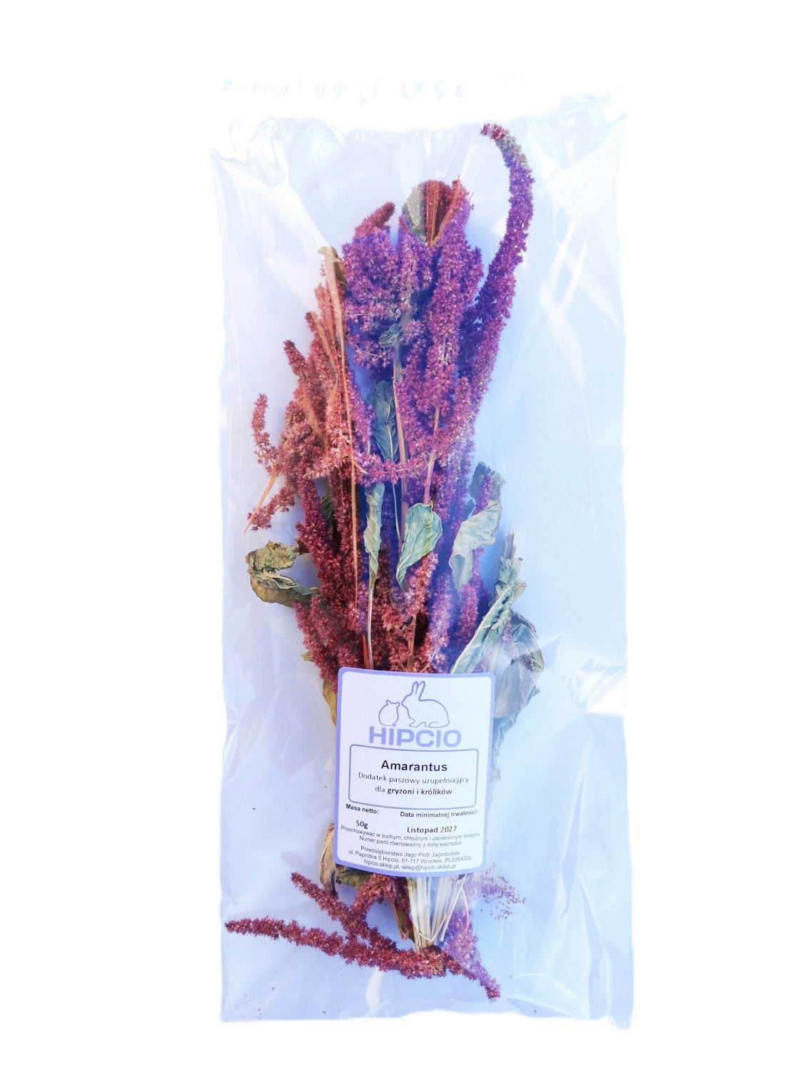 Hipcio Amaratnus Ears 50g Packaging status original