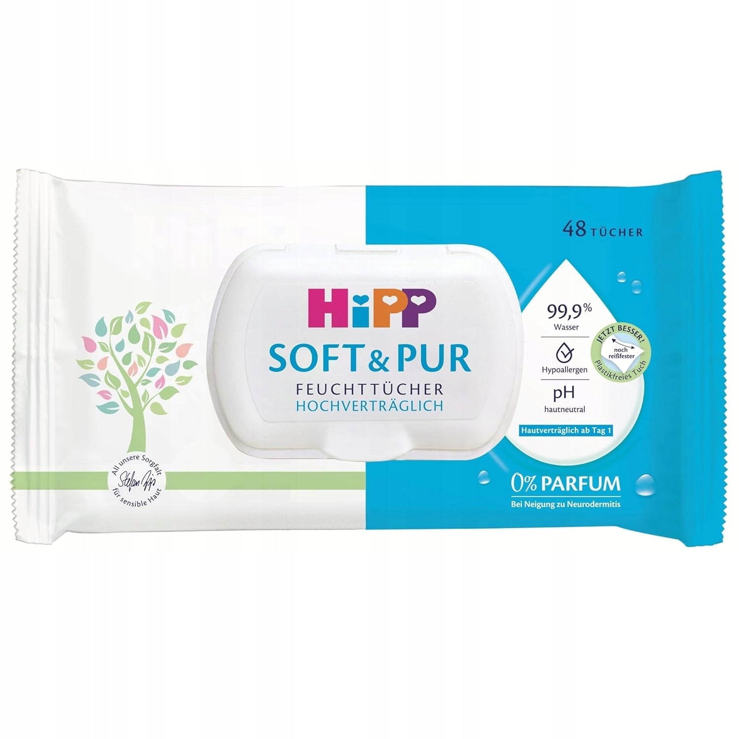Hipp Soft&Pur wet wipes 3 x 48 pcs. Line of tissues Baby
