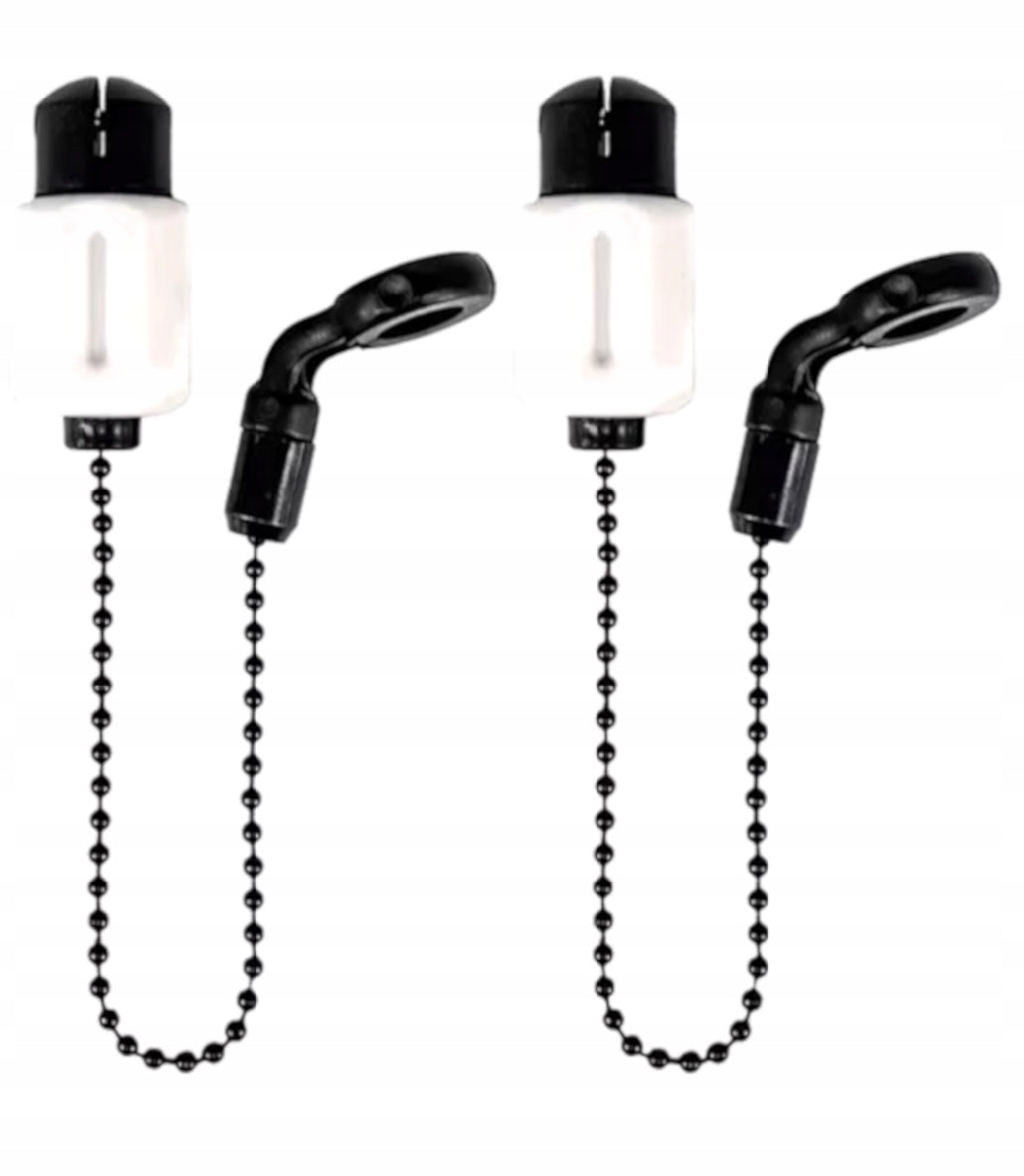 Hirisi bite alarm on chain hanger white for carp 20cm