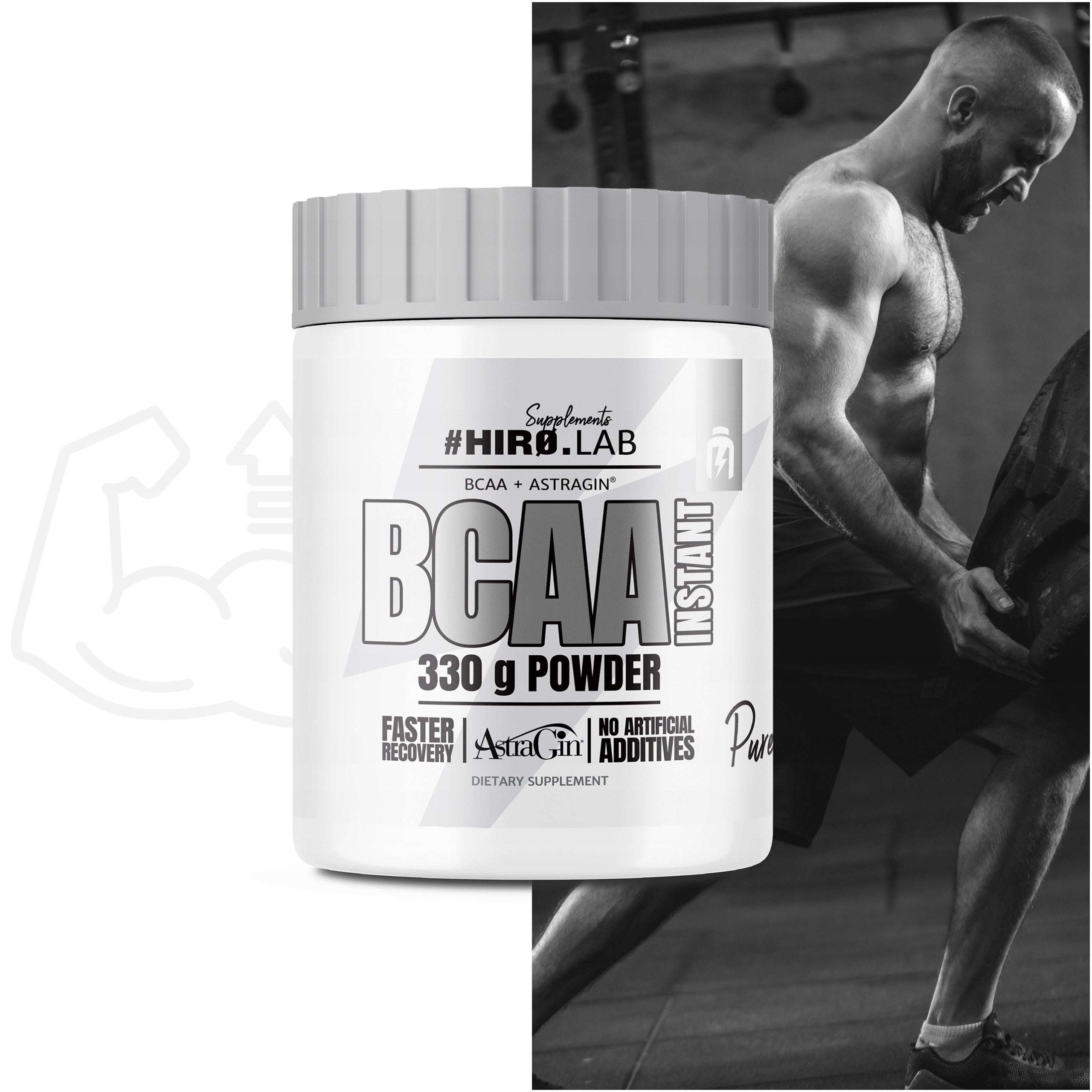 Hiro.Lab BCAA Instant 330 g essential amino acids electrolytes regeneration Packaging status original