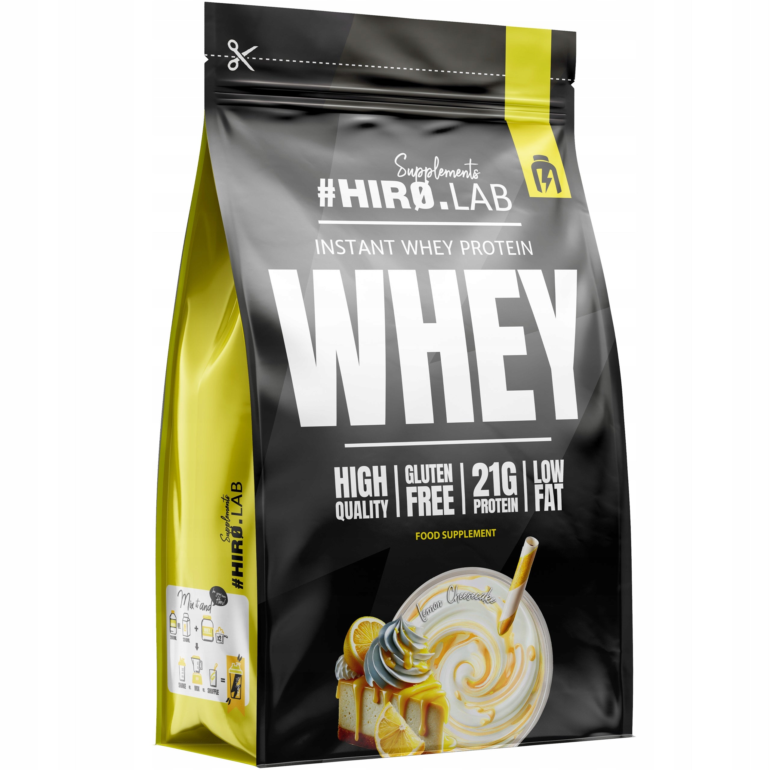 Hiro.Lab Instant WHEY Protein 2000 g protein WPC whey cheesecake conditioner