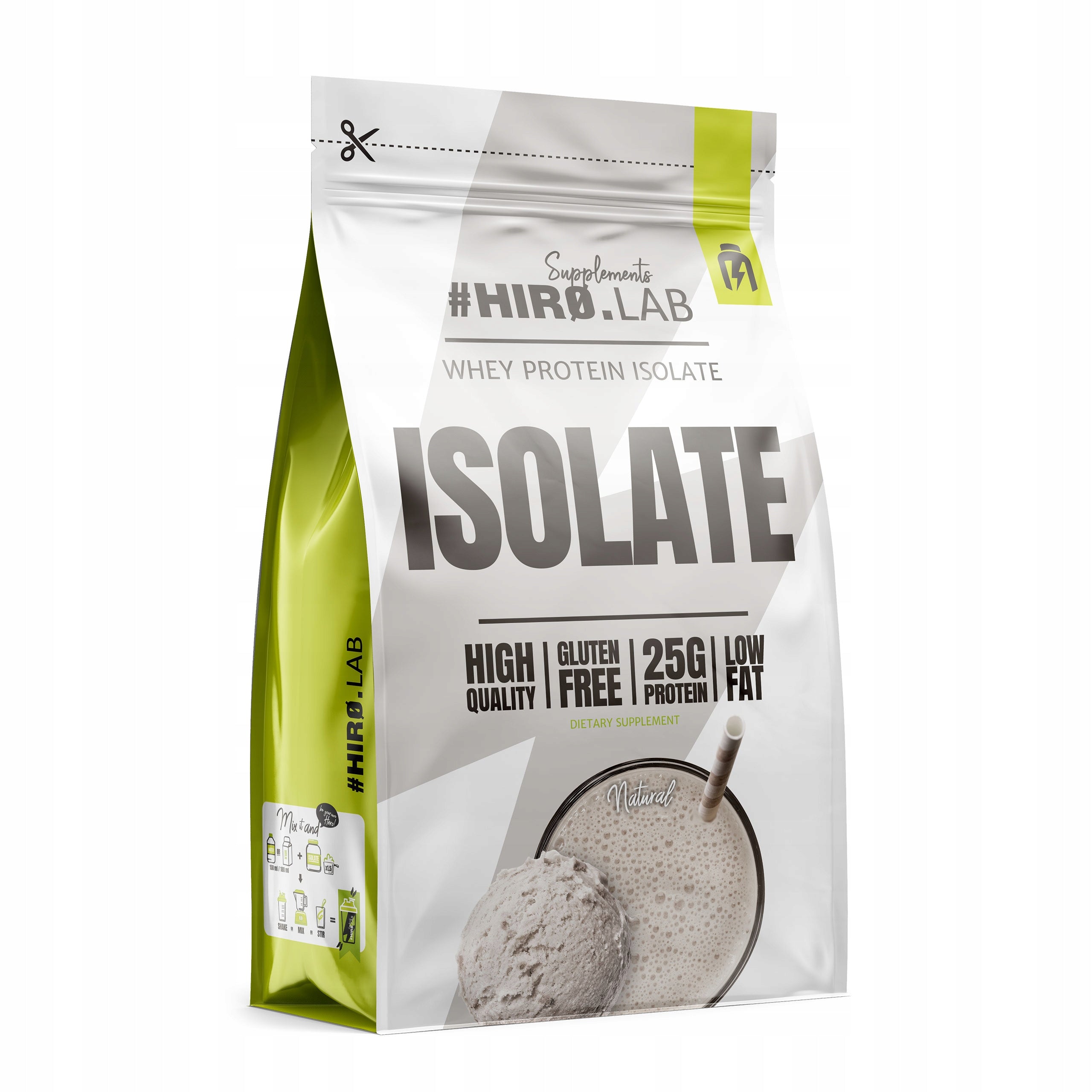 Hiro.Lab Whey Protein ISOLATE 700 g whey isolate WPI flavorless conditioner