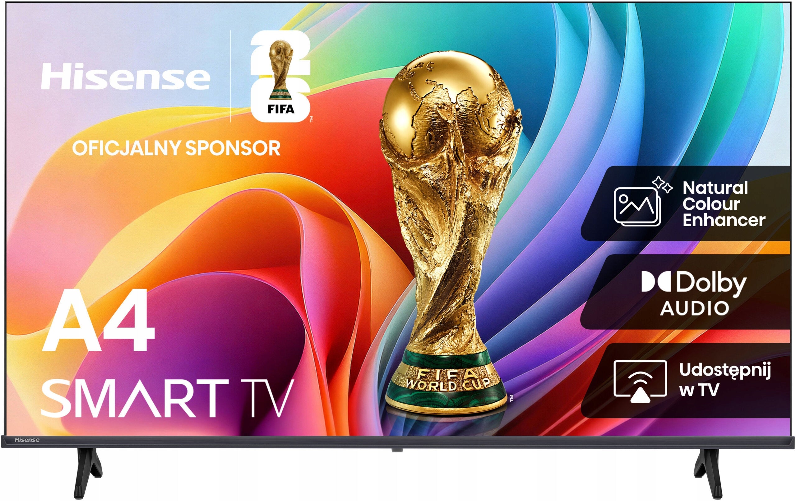 Hisense 32A4S 32” LED HD Ready VIDAA 60Hz WiFi Bluetooth TV Brand Hisense