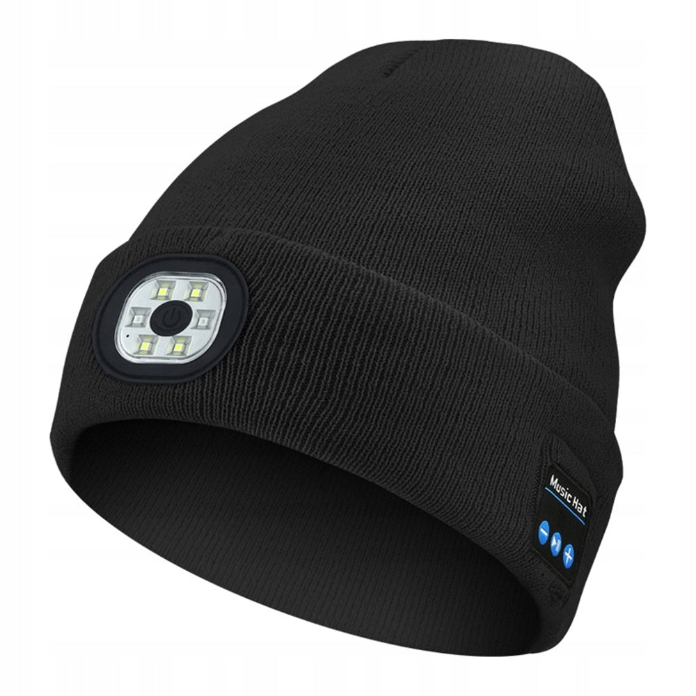 Hishark cap with flashlight black size Universal