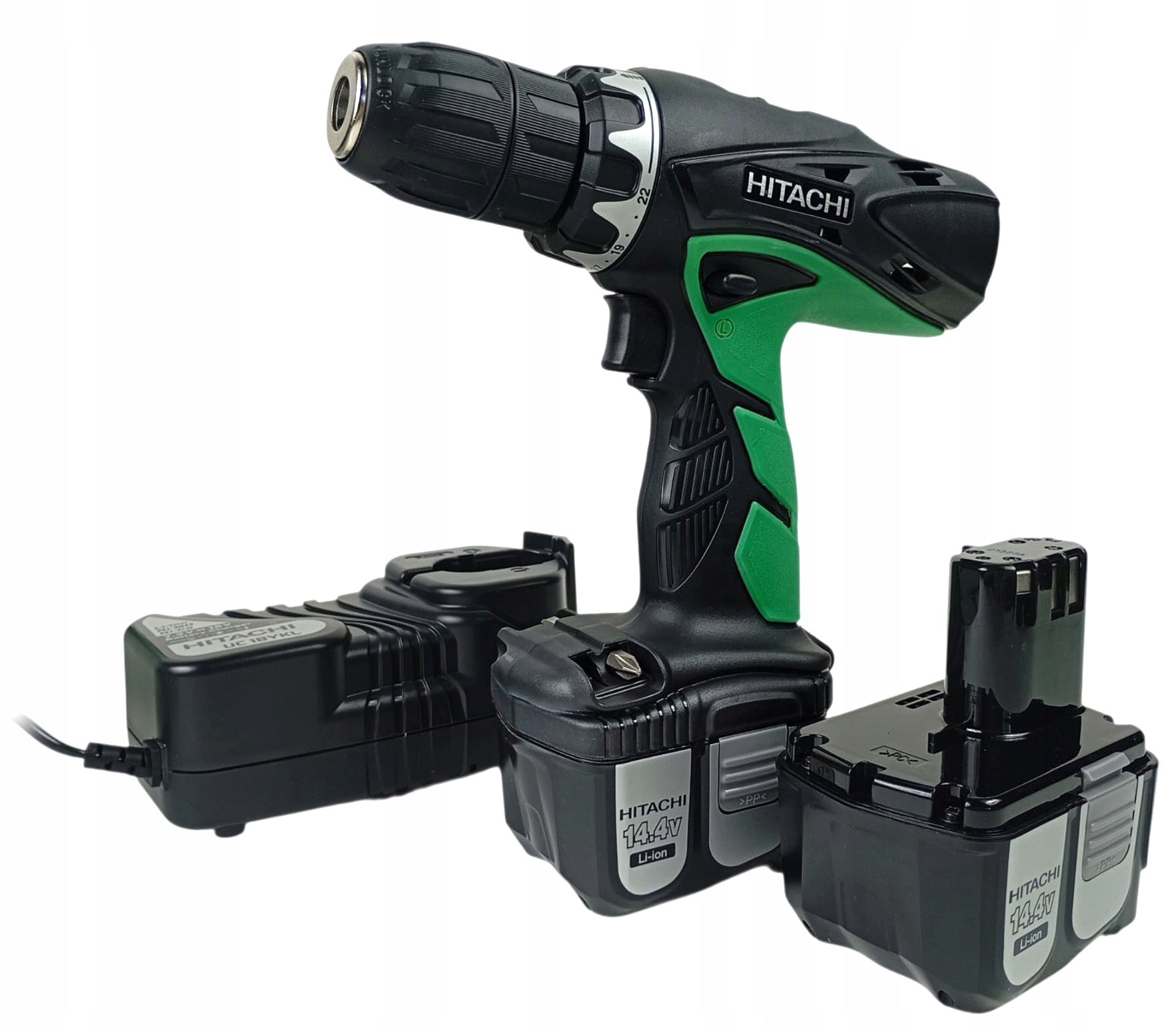 Hitachi DS14DCL Cordless Drill/Driver 14,4V Set of 2 x 3,0 Ah Voltage (V) 14,4 V