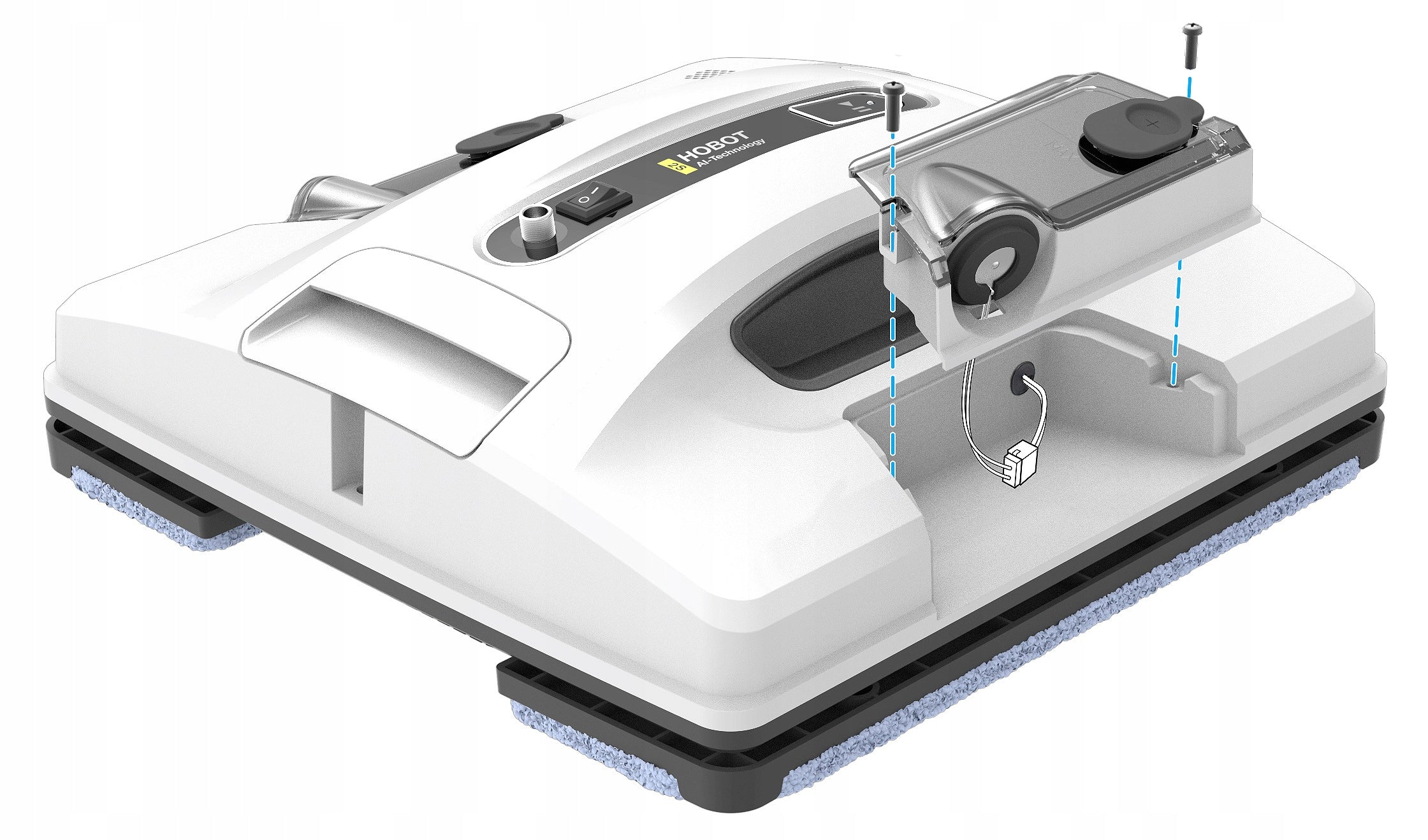 Hobot 2S white Dominant color white