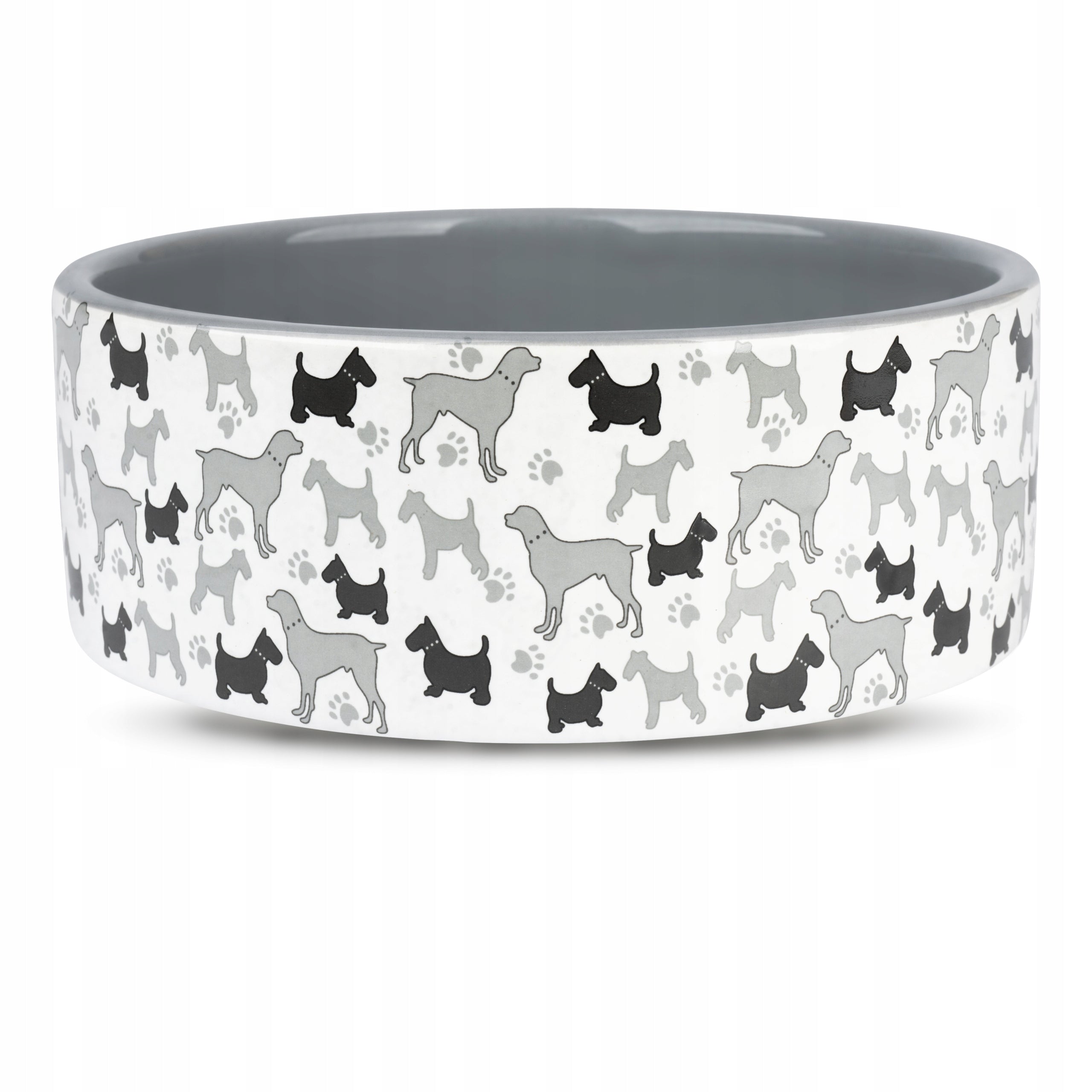 Hocky Ceramic Bowl for Dog on Karme Water 16 x6 cm Patterns Dog 700 ml Material ceramic
