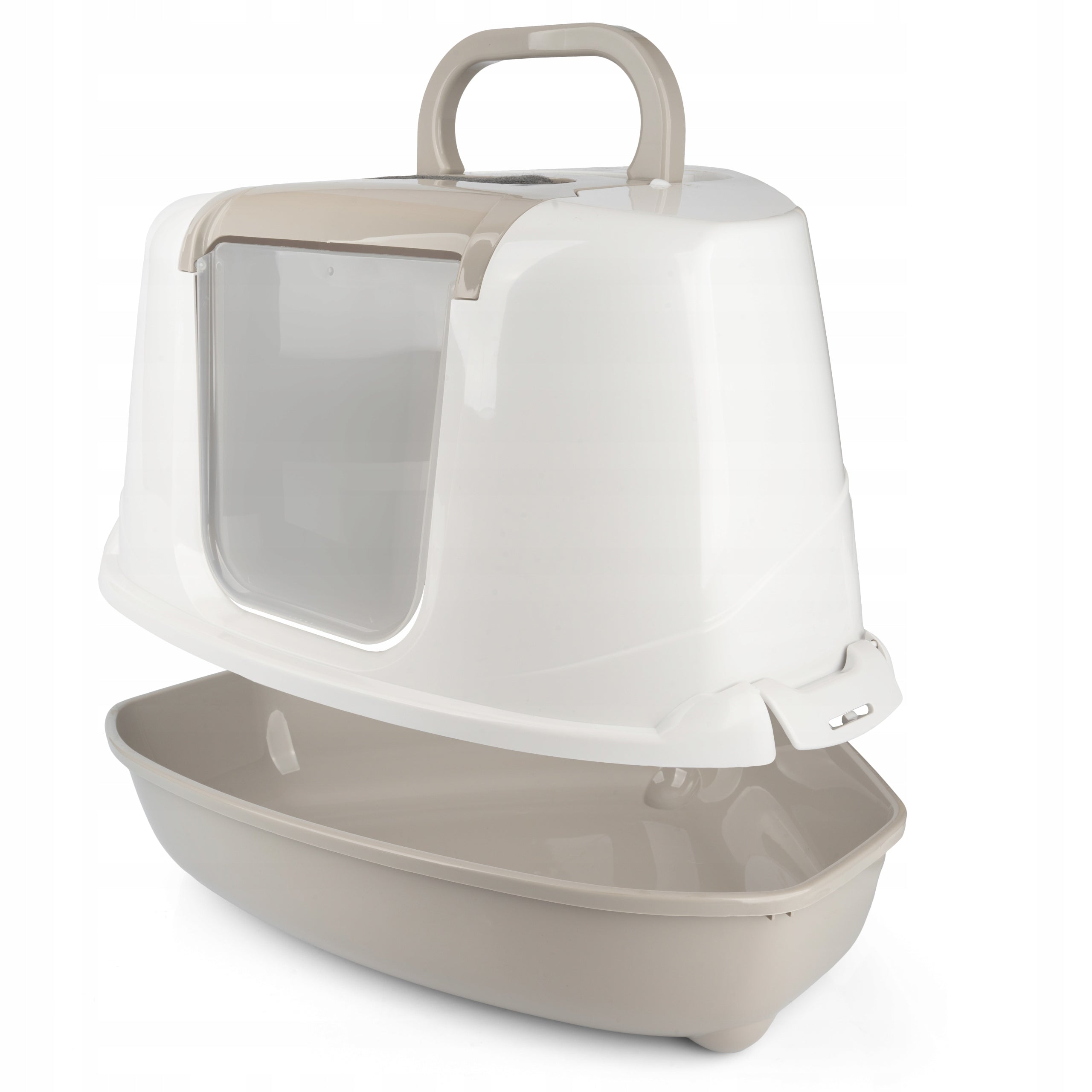 Hocky FLIP Corner Toilet with Filter and Spatula Closed Cat Cuvette Packaging status original
