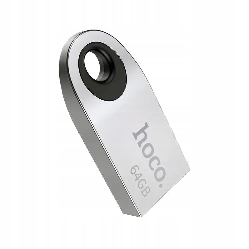 Hoco 64GB USB 2.0 (USB A) Mini Lightweight Durable Silver Packaging status original