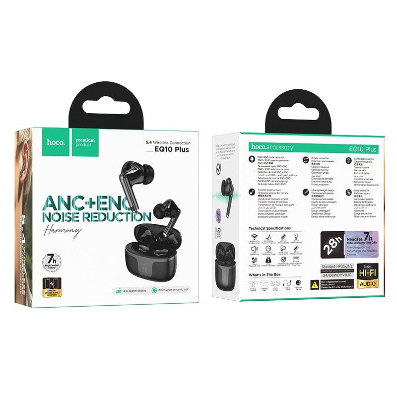 Hoco EQ10 Plus Wireless Earbuds Model EQ10 Plus