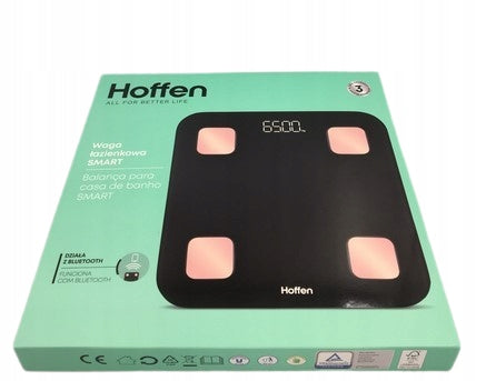 Hoffen Bathroom scale black SMART AL-110341 Brand Hoffen