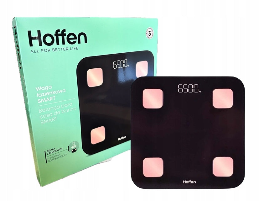 Hoffen Bathroom scale black SMART AL-110341 Manufacturer code 5902983630500