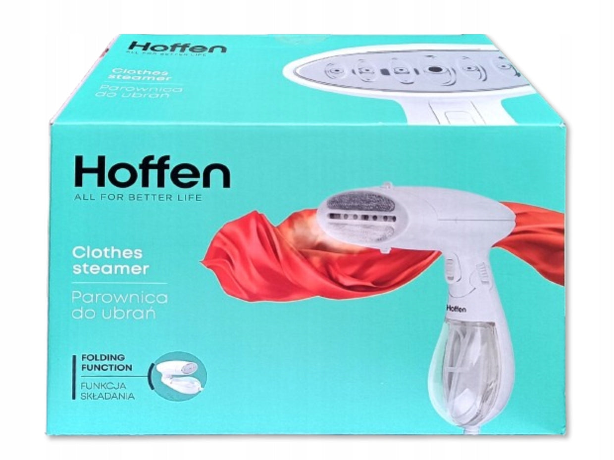 Hoffen Folding Clothes Steamer - 1200W - White Manufacturer code HO-00055