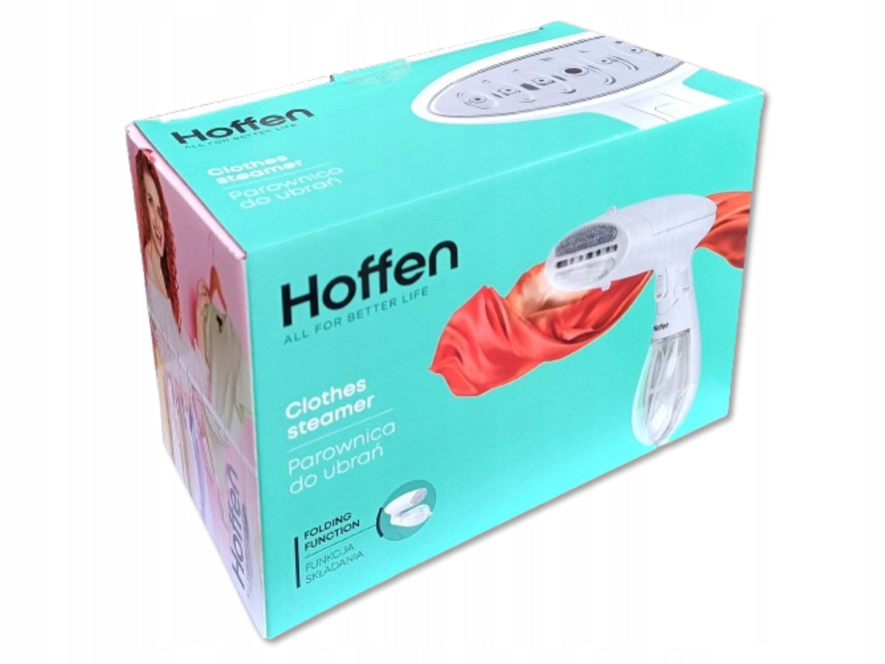 Hoffen Folding Clothes Steamer - 1200W - White